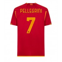Billiga AS Roma Lorenzo Pellegrini #7 Hemma fotbollskläder 2023-24 Kortärmad